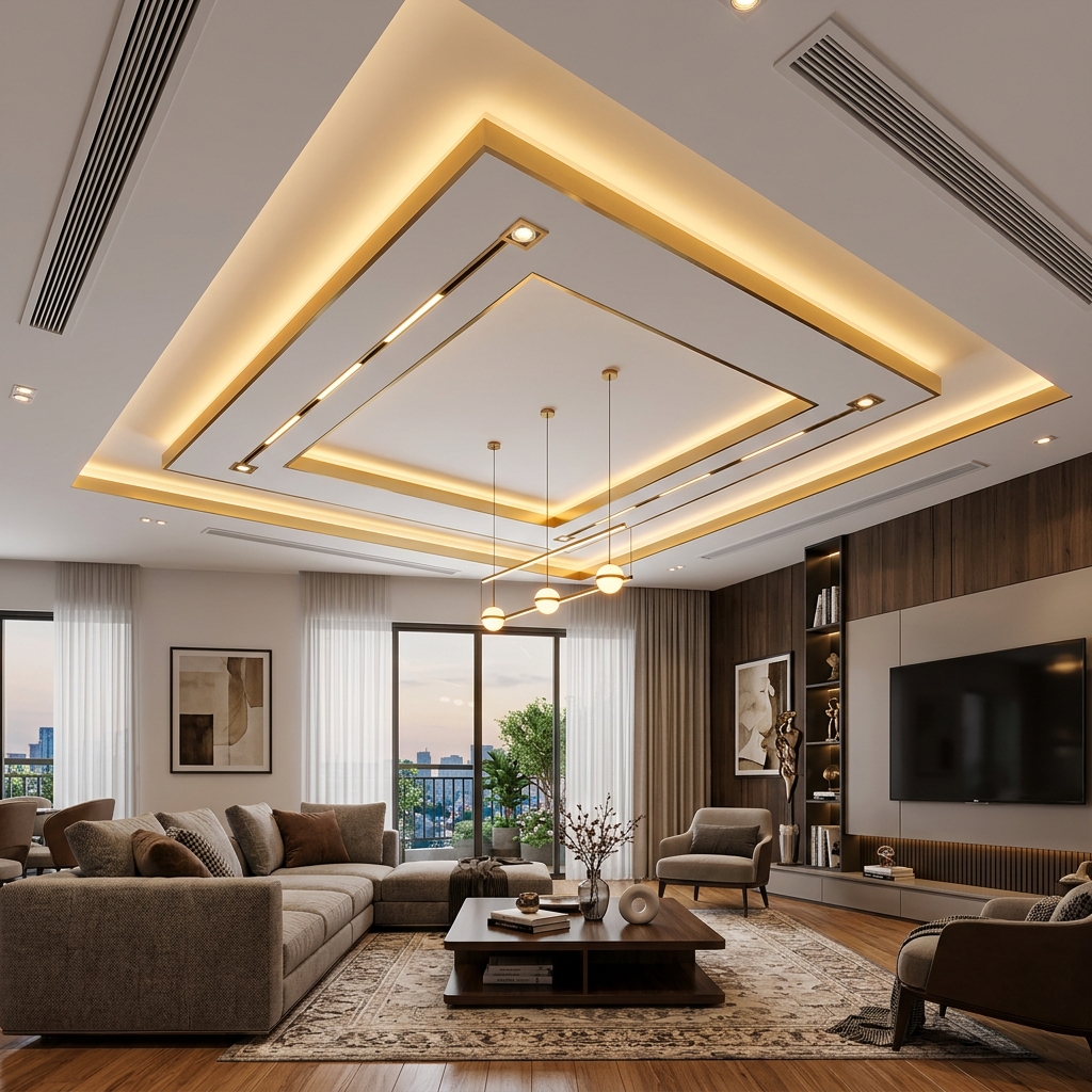 PVC False Ceiling Design Rajkot